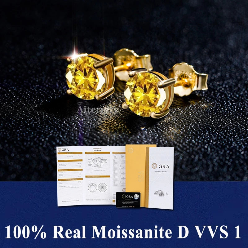 Aiternity Moissanite Fülbevaló