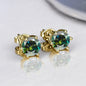 0.1ct-2ct D Color Certified Moissanite Stud Earrings Lab Created Diamond 925 Sterling Silver Wedding - BAALAAZ