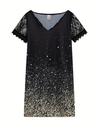 SuitSet Women's Lace V-Neck Dress