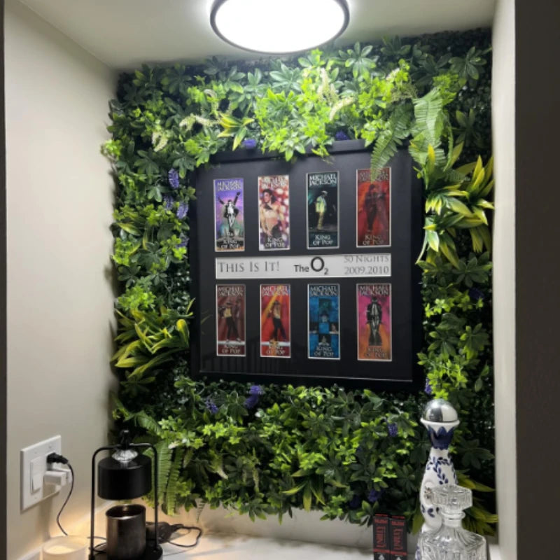 Mű Fű Fal Panel Boxwood Sövény