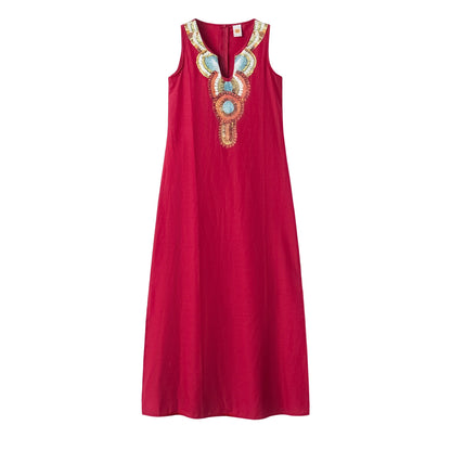 Suit Set Boho Női Ruha Vnyakú
