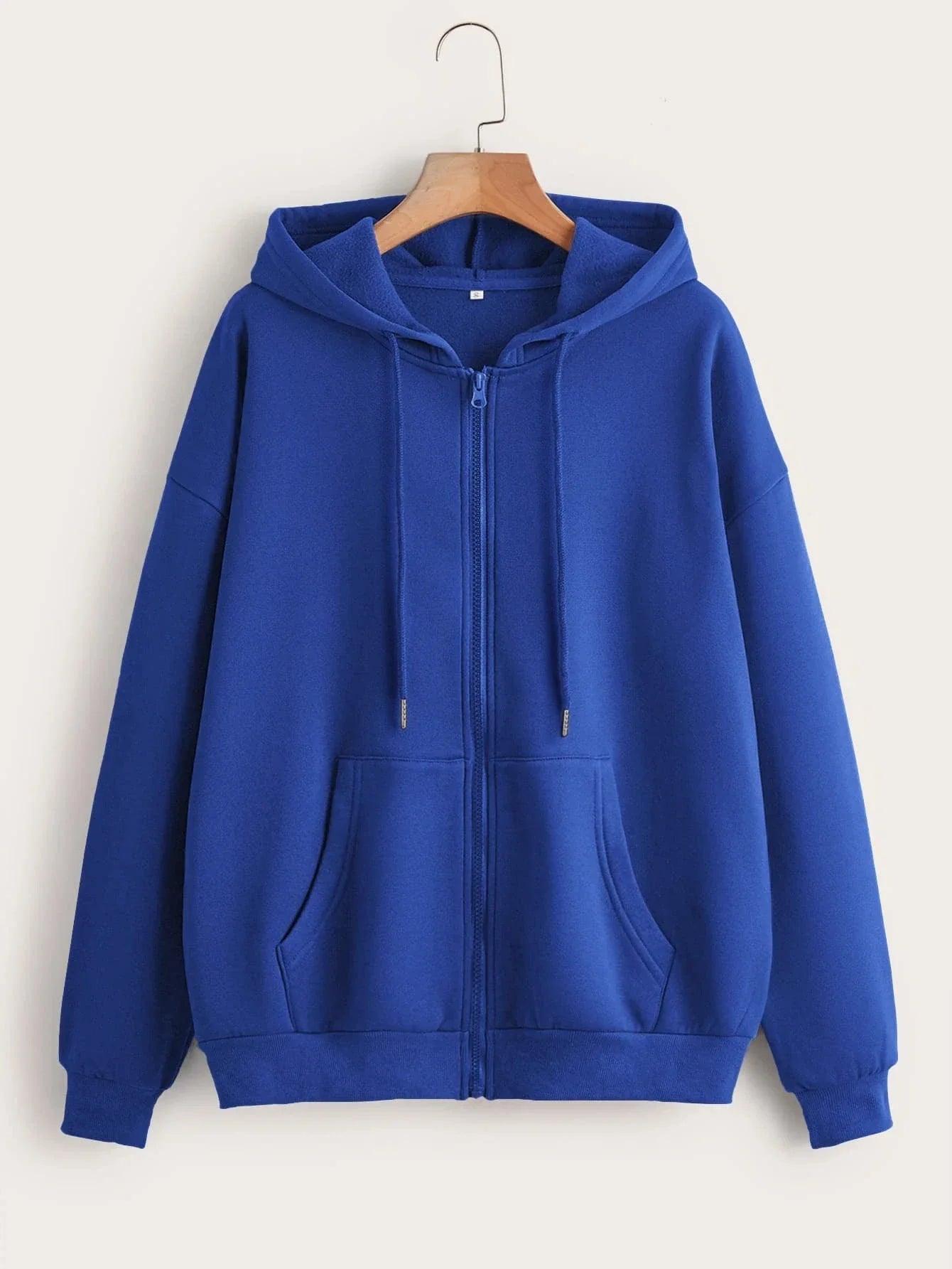 Férfi Meleg Fleece Zip Hoodie