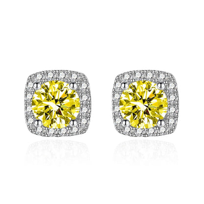 Moissanite Csavaros Fülbevaló