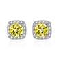 Moissanite Csavaros Fülbevaló
