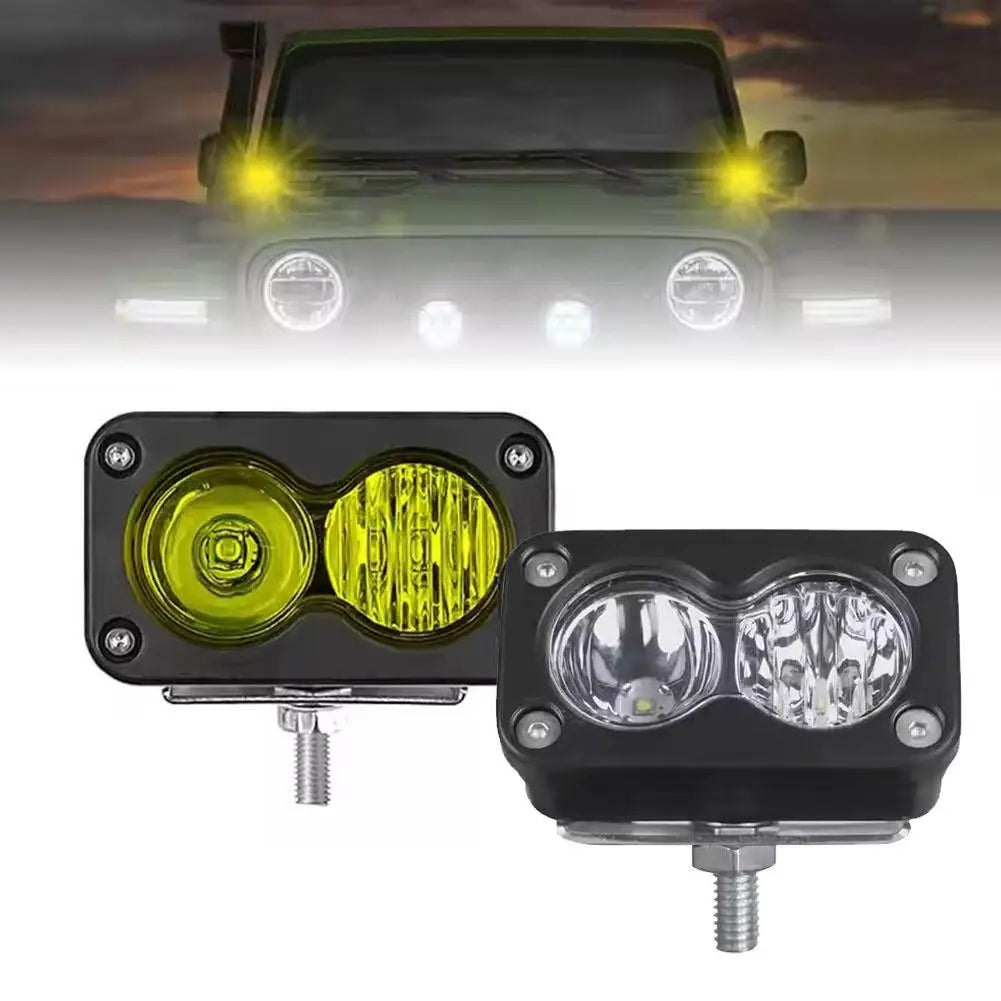 LED Pod Autó Lámpa Fehér Sárga