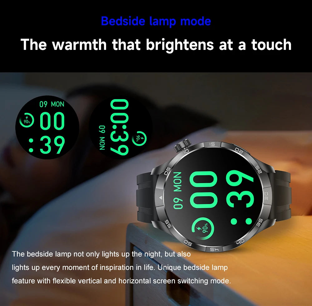 OutdoorTech GPS Sportos Okosóra Férfiaknak - 1,85 Hüvelykes AMOLED Kijelző NFC és HD Hívás IP68 Vízálló