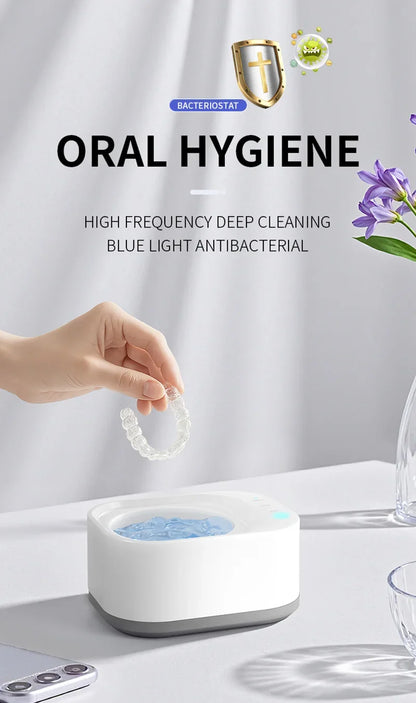 Xiaomi 50kHz UV Ultrahangos Tisztítógép - Fogszabályzó, Ékszer, Szemüveg Tisztító, 3 Fokozat
