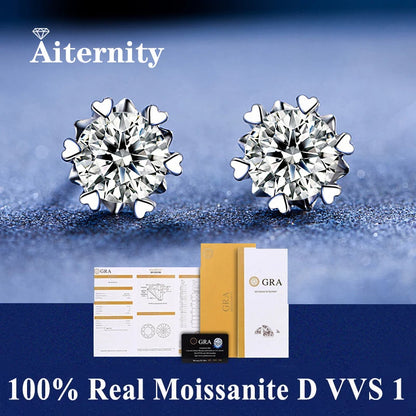 AITERNITY Moissanite Fülbevaló