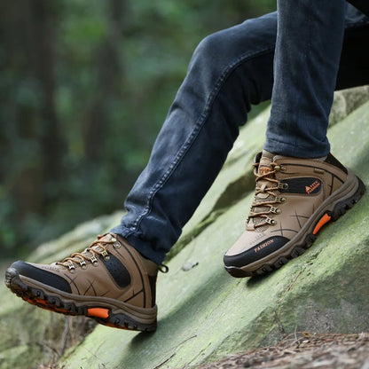 CipőFérfi Téli Hótaposó Cipő Vízálló Bőr - Outdoor Bakancs