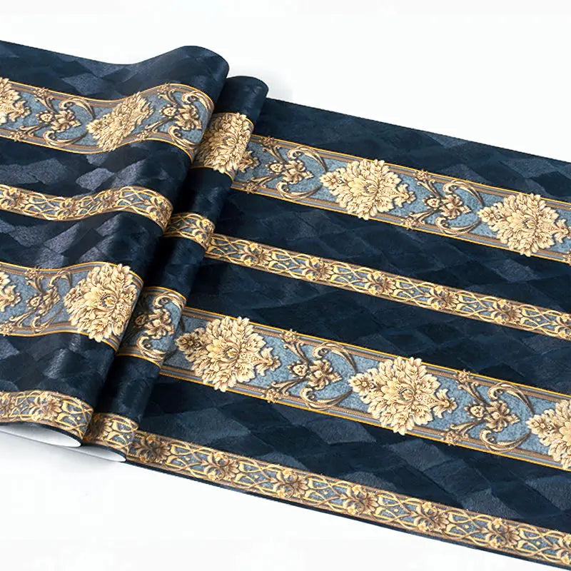 DZQCN Damask 3D Tapéta Vízálló