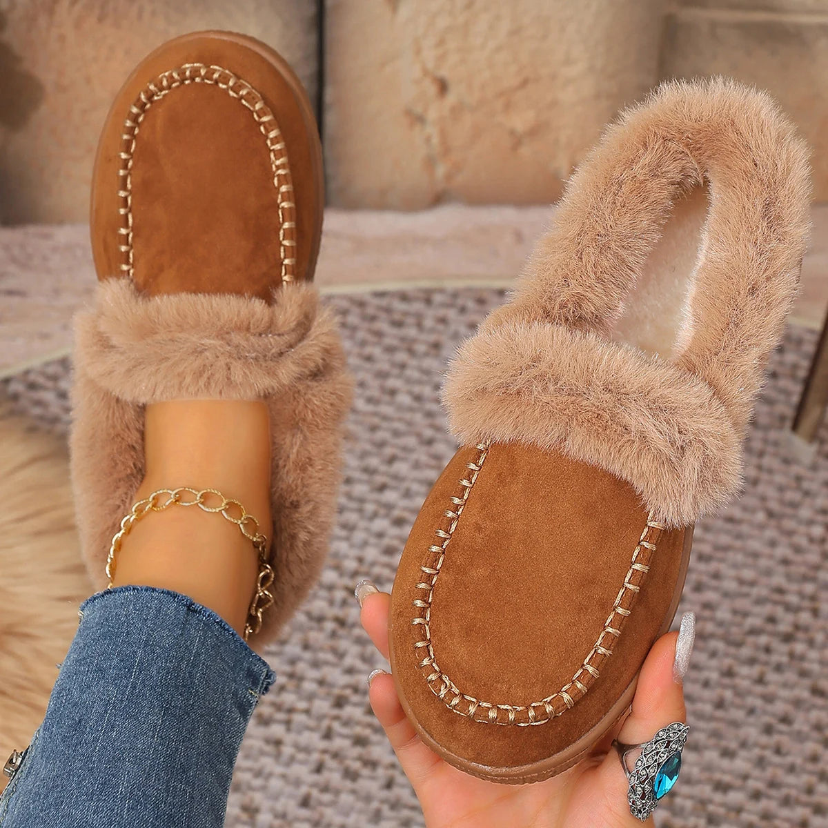 Shoes Ankle Boots Inner Plush