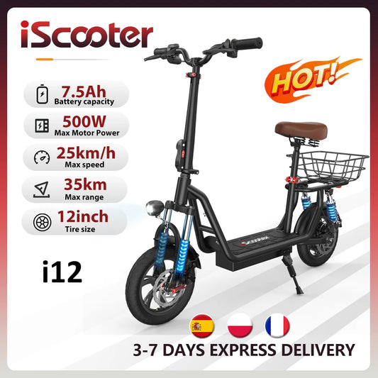 iScooter i12 Üléses Kosár