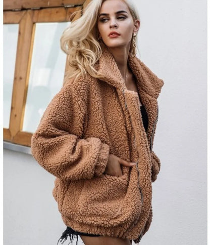 Meleg Műszőrme Kabát Liva Girl