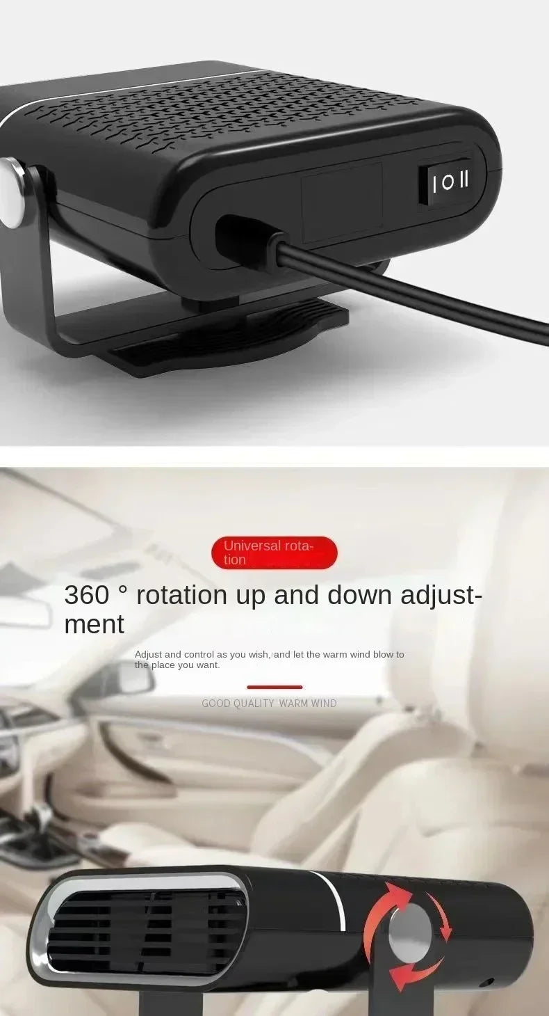 Xiaomi 24V Hordozható Autófűtő - Automatikus Páramentesítés, Gyors Melegítés, 12V/24V