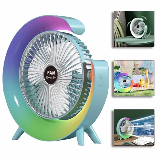 KIQUNEC USB Ventilátor 7 Szín