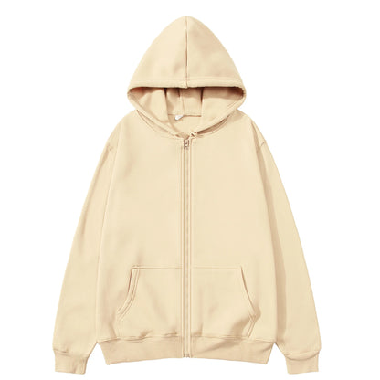 Férfi Meleg Fleece Zip Hoodie