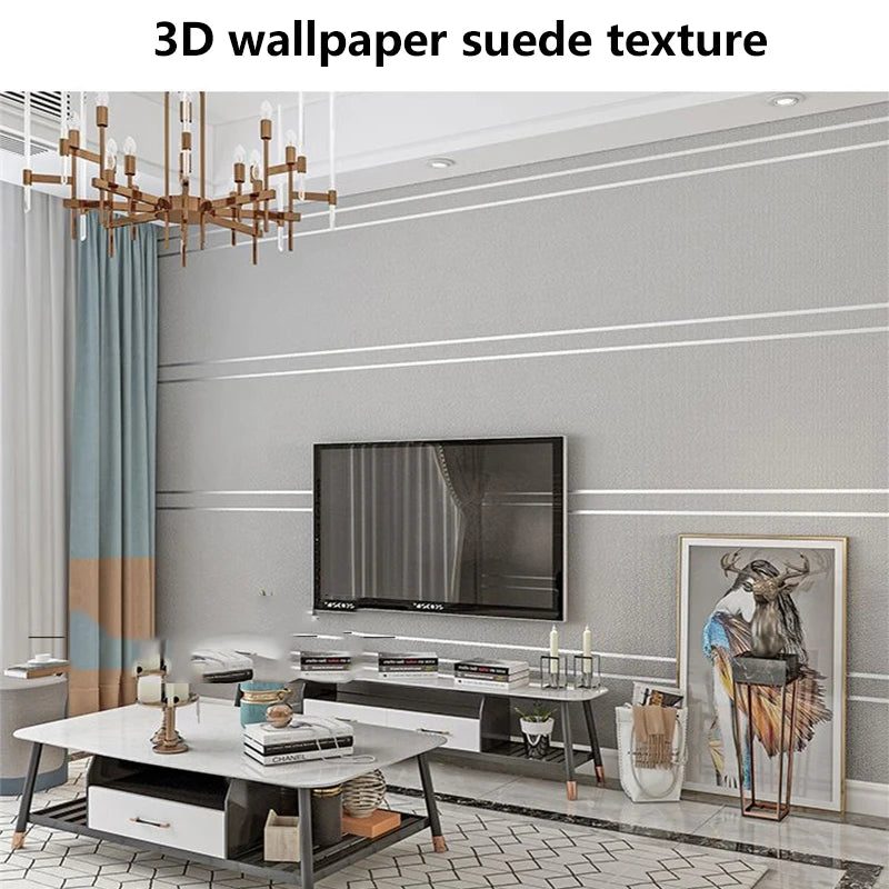 DZQCN Velvet Tapéta Vízálló 3D