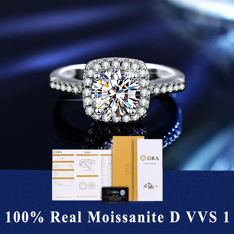 Moissanite AITERNITY Szívgyűrű