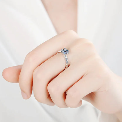 Aiternity Moissanite Gyűrű 1ct