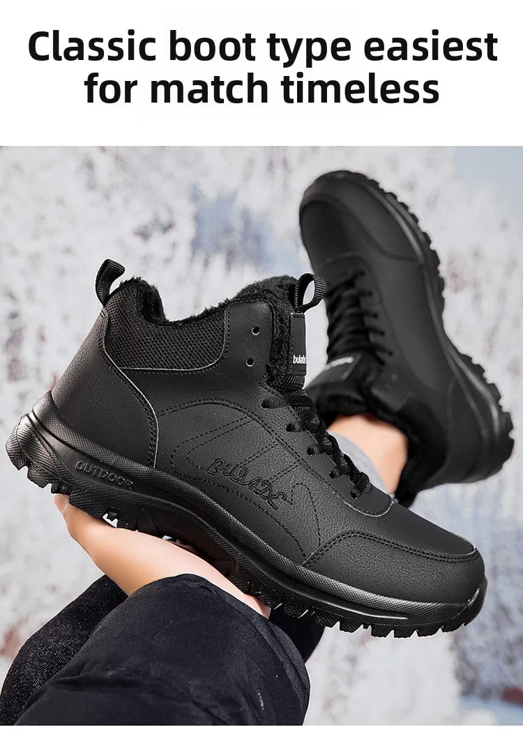 Taktische Herren-Schneestiefel – Wasserdichte Winterstiefel 2025