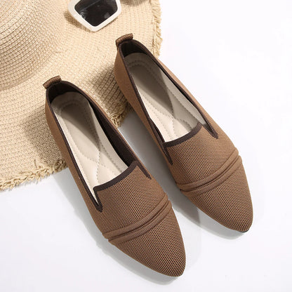 RZSMTYA Women's Slipon Flat Shoes