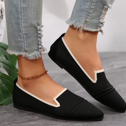 RZSMTYA Women's Slipon Flat Shoes