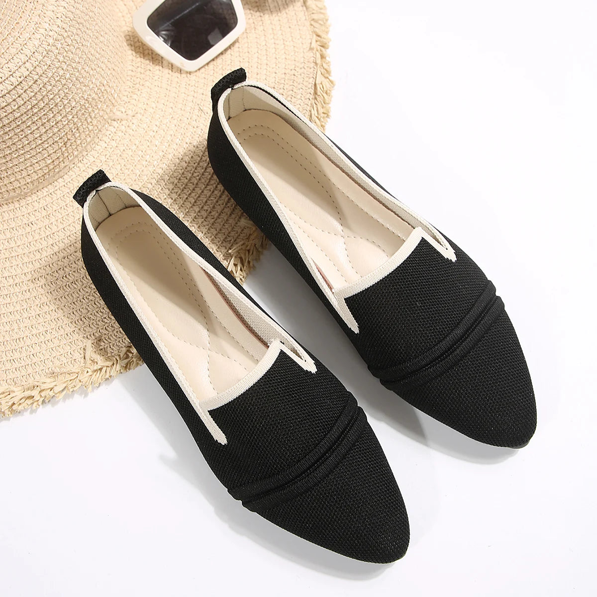 RZSMTYA Women's Slipon Flat Shoes