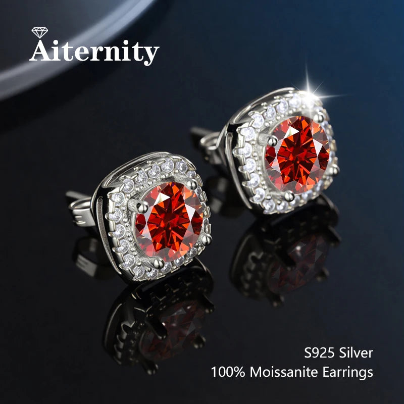 AITERNITY Moissanite Fülbevaló