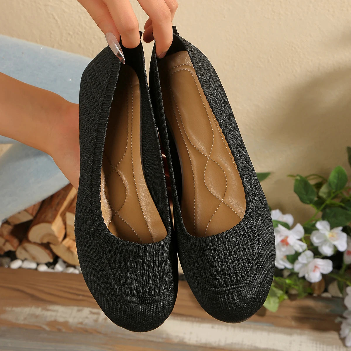 RZSMTYA Women's Flat Shoes Summer