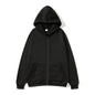 Férfi Meleg Fleece Zip Hoodie