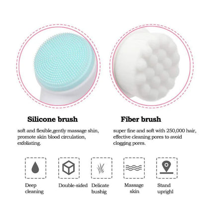 Silicone Facial Cleansing Brush Women