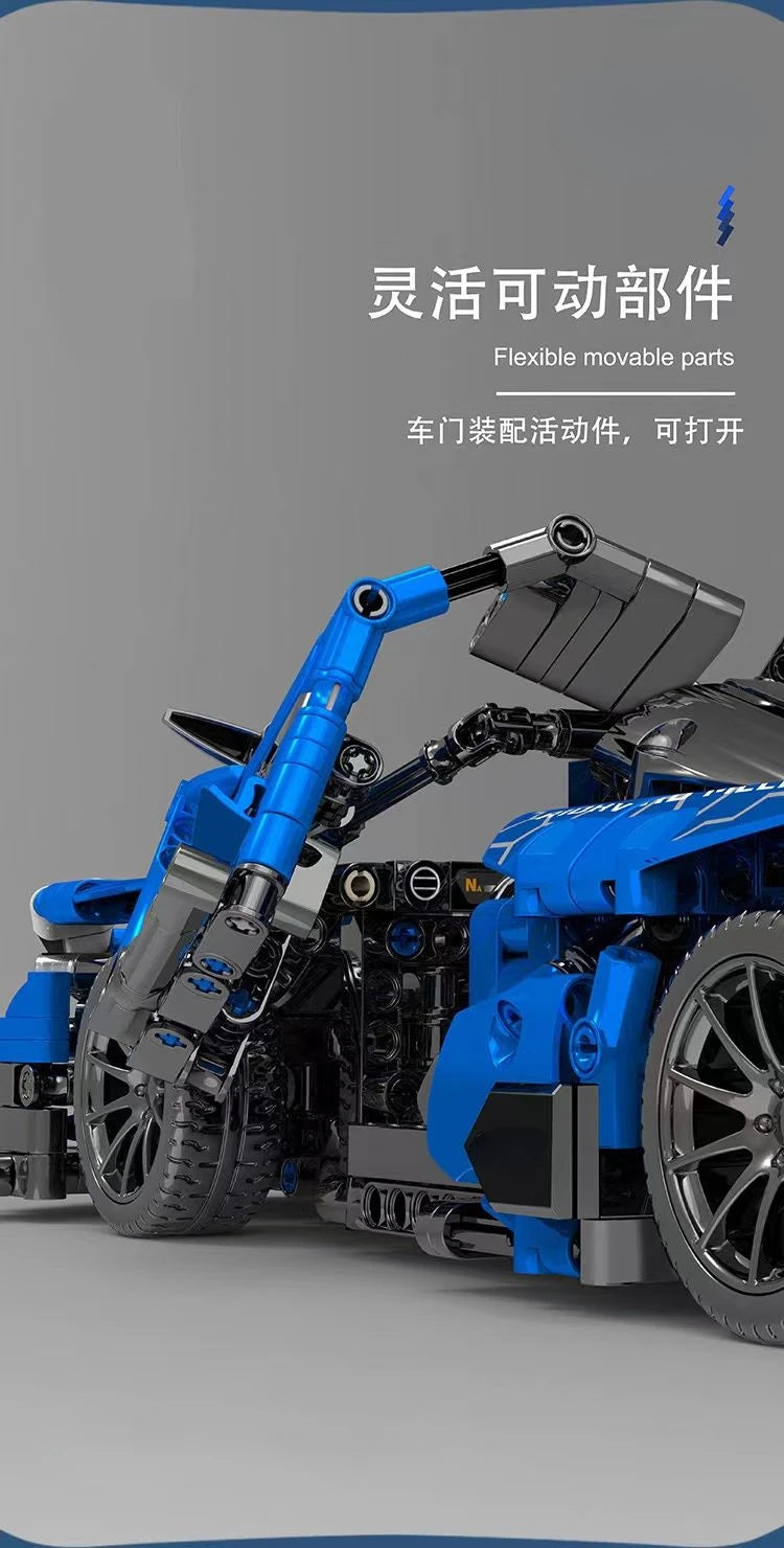 Szuperautó Építő Szett Lego
