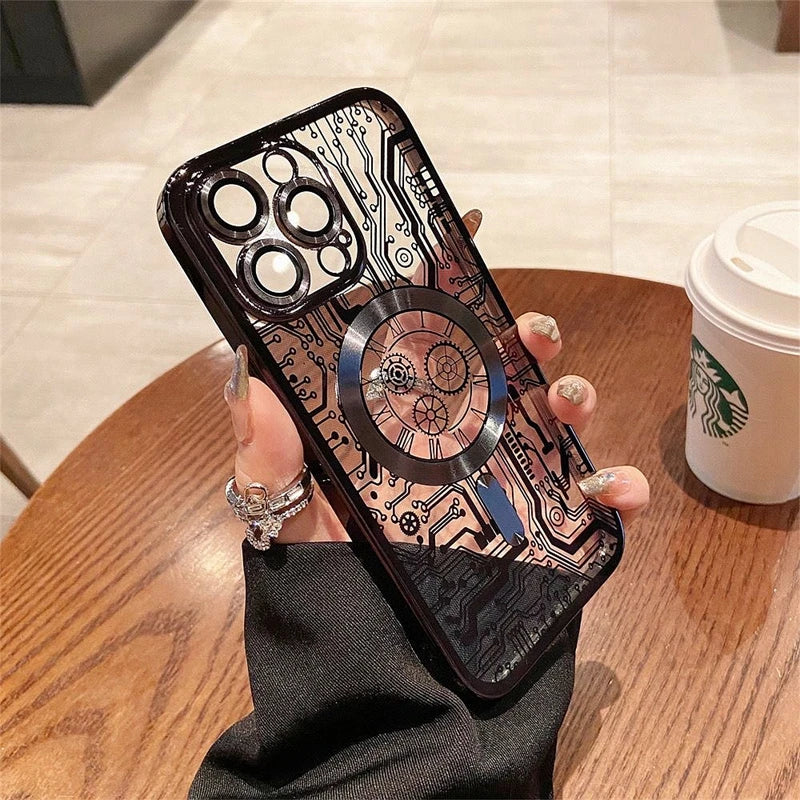 DIXSG Magsafe Case Luxury Pattern