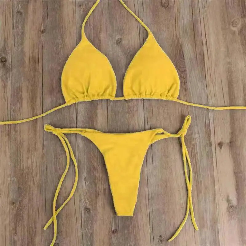 Moonbiffy Női Bikini Halteres