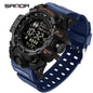SANDA Herrenuhr, wasserdicht, LED