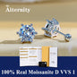 Moissanite Fülbevaló Aiternity