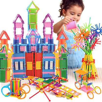 Színes Oktató 3D Puzzle Rudak