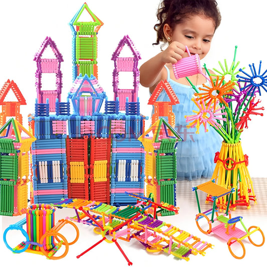 Színes Oktató 3D Puzzle Rudak