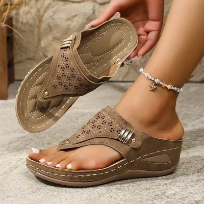Cipő Pu Kényelmes Wedge Sarok