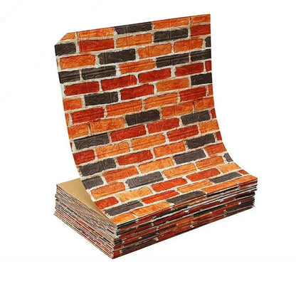 3D Tégla Tapéta Vízálló DZQCN