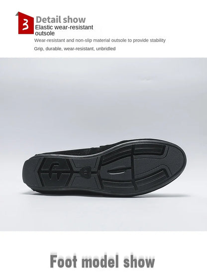Férfi Casual Loafer - Bojtos Bőr Mokaszin Puha Talppal