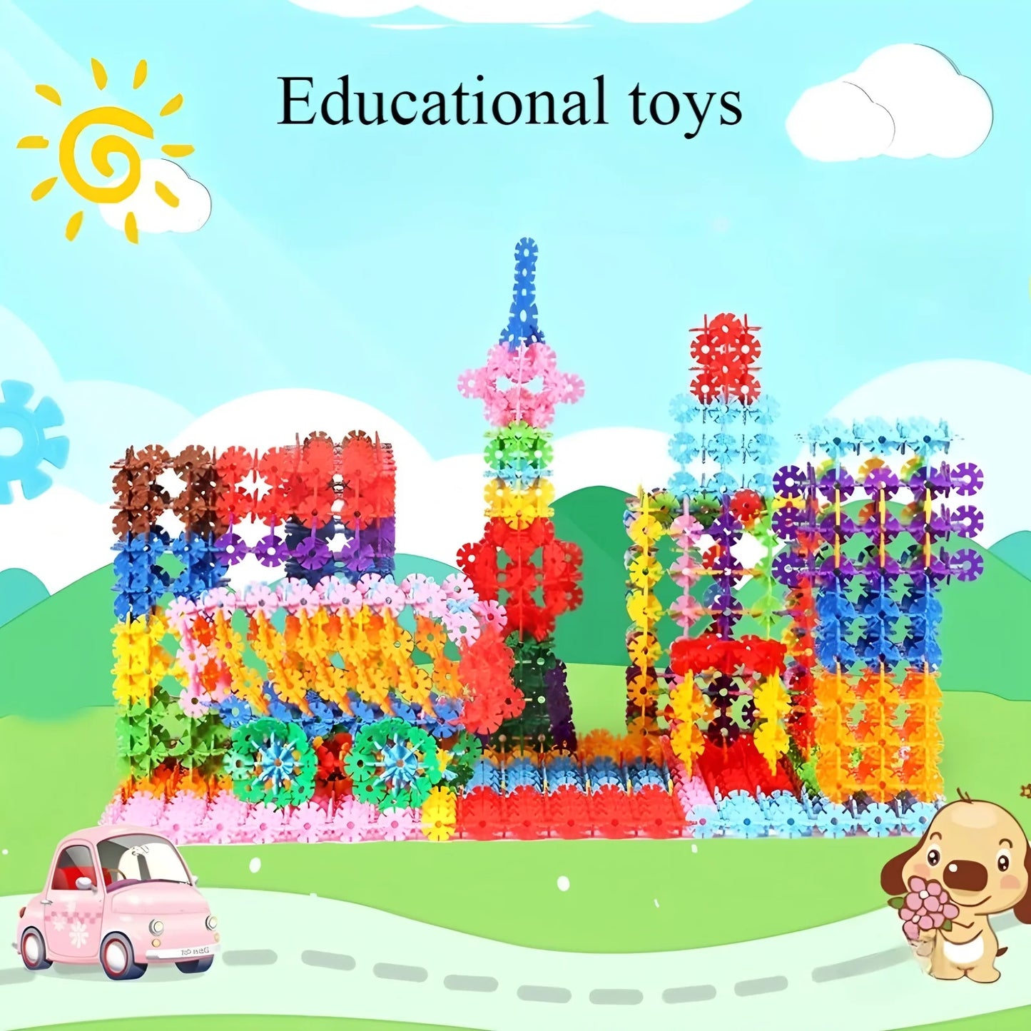 Snowflake Developmental Building Toy
