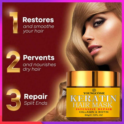 Hajmaszk Biotin Keratin Nőknek
