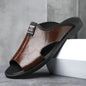 DUTRIEUX Herren-Hausschuhe mit PU-Sohle