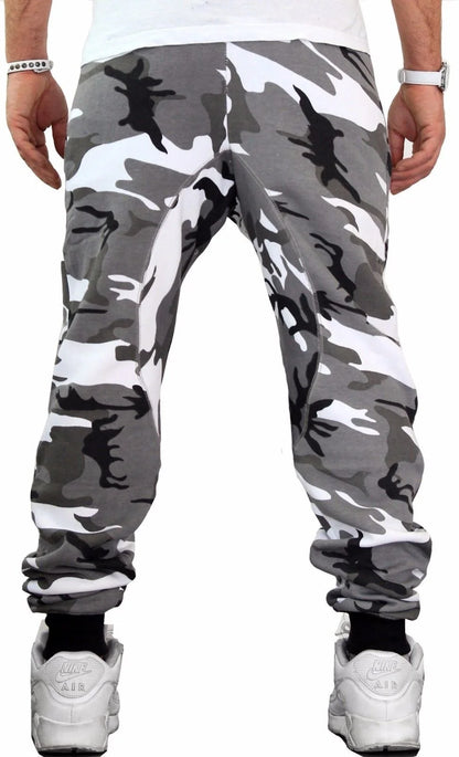 Camo Férfi Edzés Cargo Nadrág