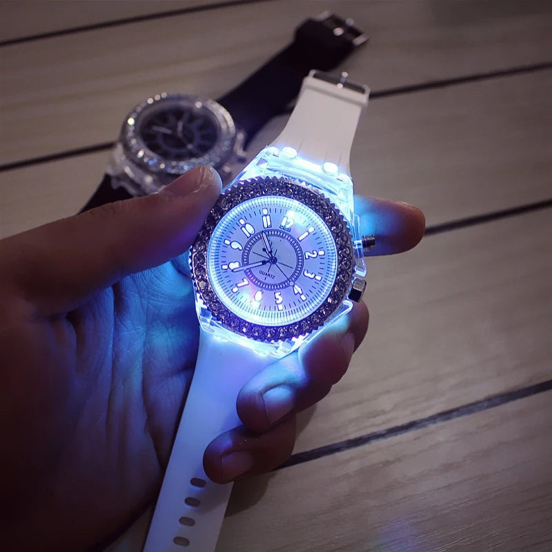 Led Világító Óra Case