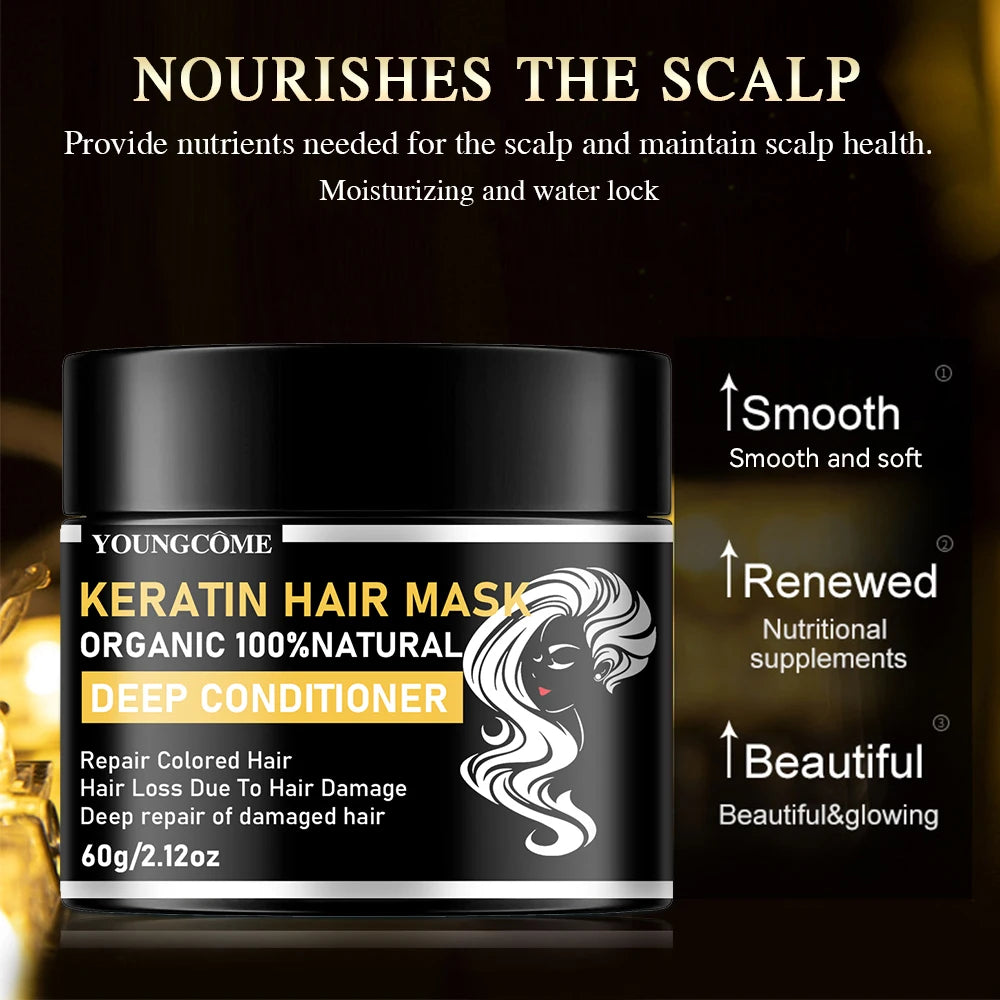 Keratin Hajmaszk YOUNGCOME Szép