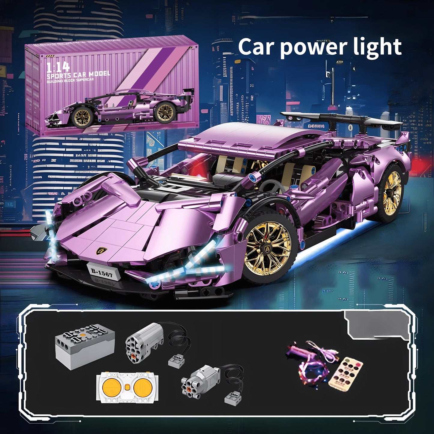 Távirányítós Roadster Építő