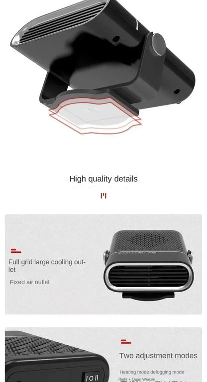 Xiaomi 24V Hordozható Autófűtő - Automatikus Páramentesítés, Gyors Melegítés, 12V/24V