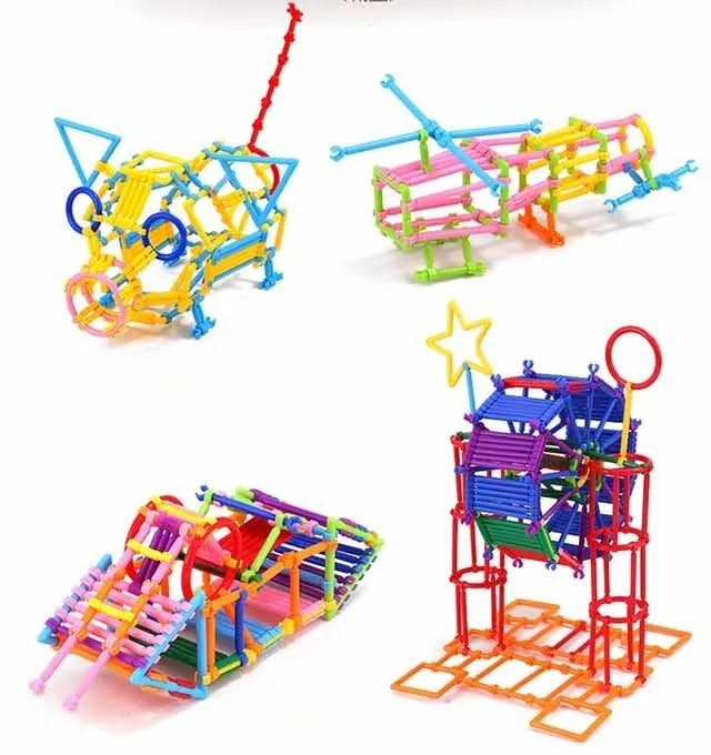Színes Oktató 3D Puzzle Rudak